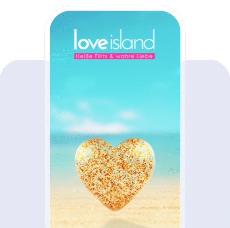 Love Island app homescreen